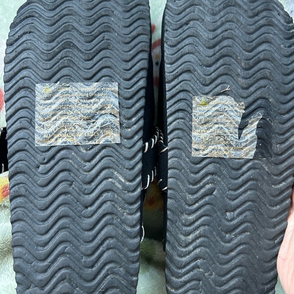 Black Slip-On Clogs with Stitching - Picture 2 of 4